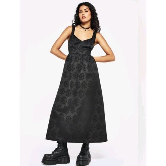 Disturbia NWT Semine Celestial Print Witchy Midi Dress Size 14 Alt, Statement - Picture 2 of 10